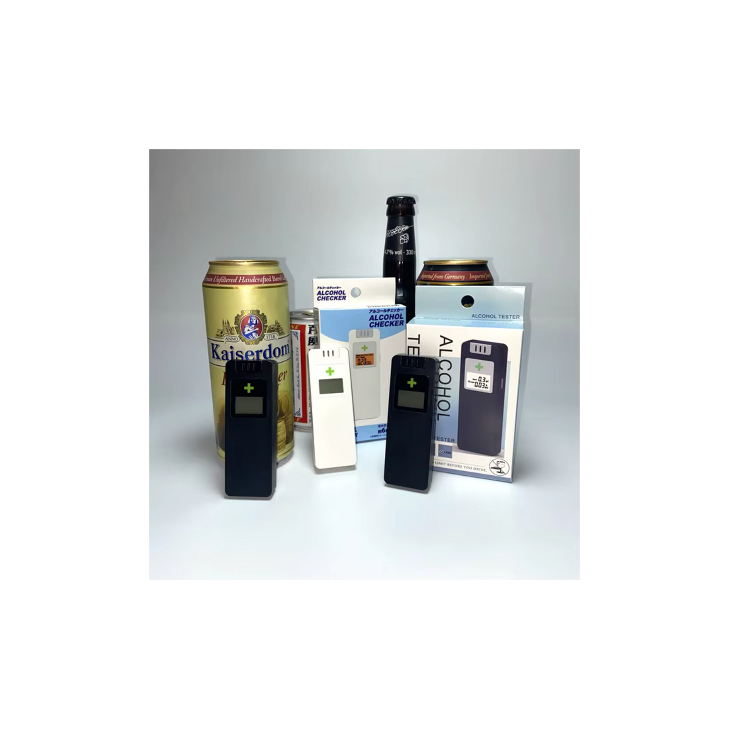 Alcooltest Digital Certificat NF – Precizie 0.01% BAC, LCD, Alertă Sonoră