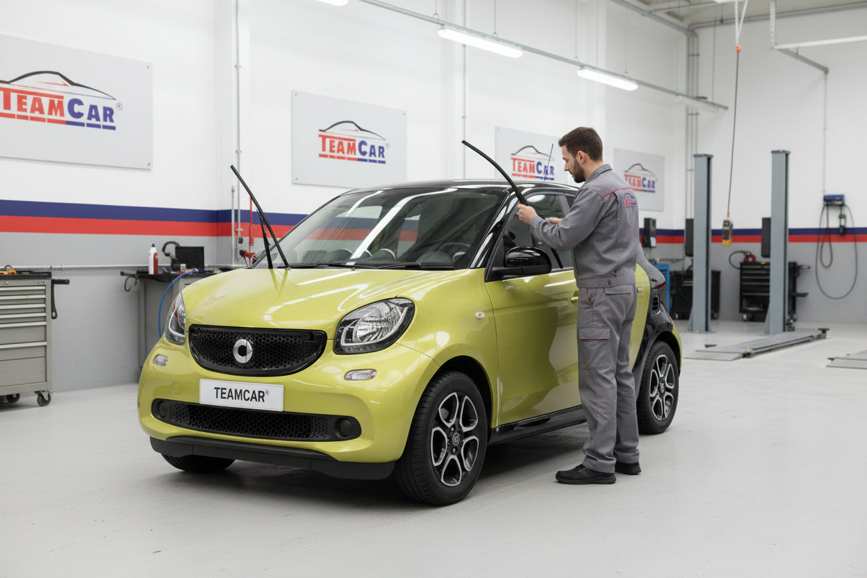 Schimbare Ștergătoare Smart Forfour 453 Coupe cu Set Față și Spate 288904121R Flat Premium – TeamCar®