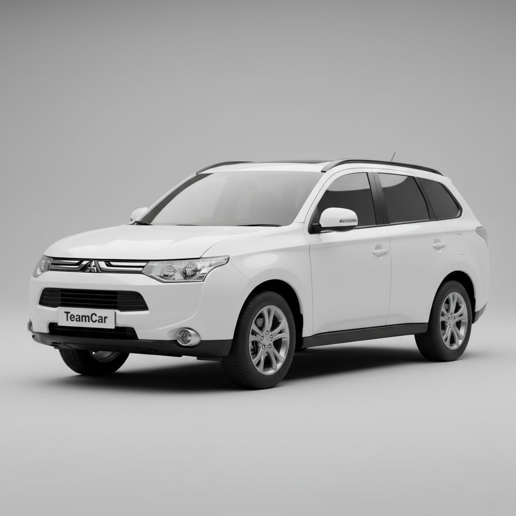 Ștergătoare TeamCar® pentru Mitsubishi Outlander II (CW_W) 2007–2012 – Set Față și Spate Flat Premium