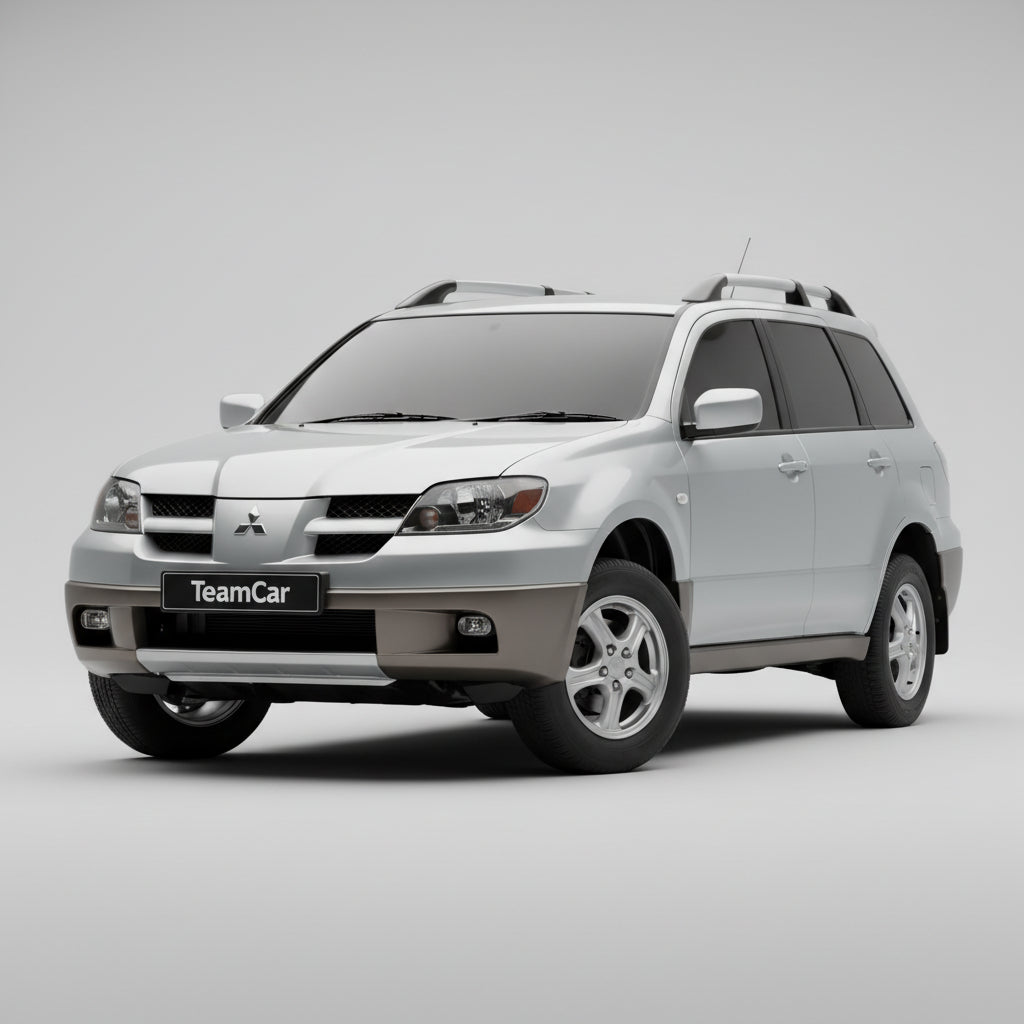 Ștergătoare TeamCar® pentru Mitsubishi Outlander I (CU_W) 2003–2007 – Set Față și Spate Flat Premium