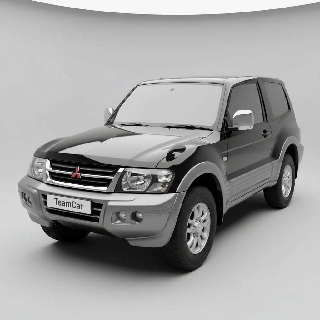 Ștergătoare TeamCar® pentru Mitsubishi Pajero III (V6_W, V7_W) 2000–2007 – Set Față și Spate Flat Premium