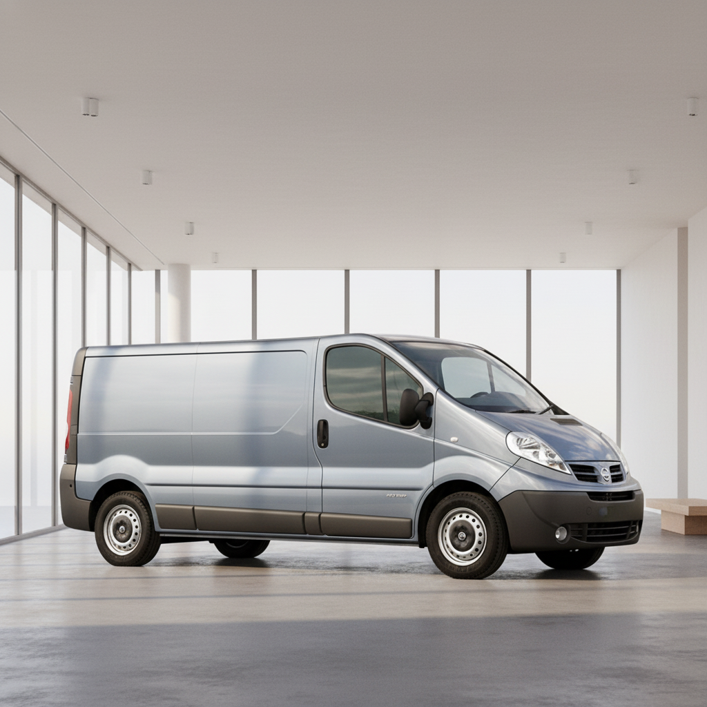 Gray Nissan Primastar