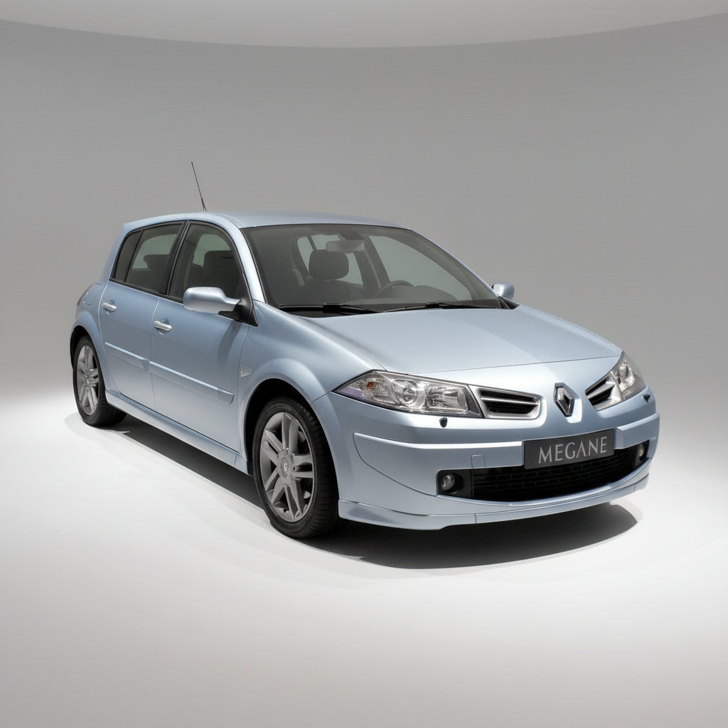 Renault Megane car on a gray background