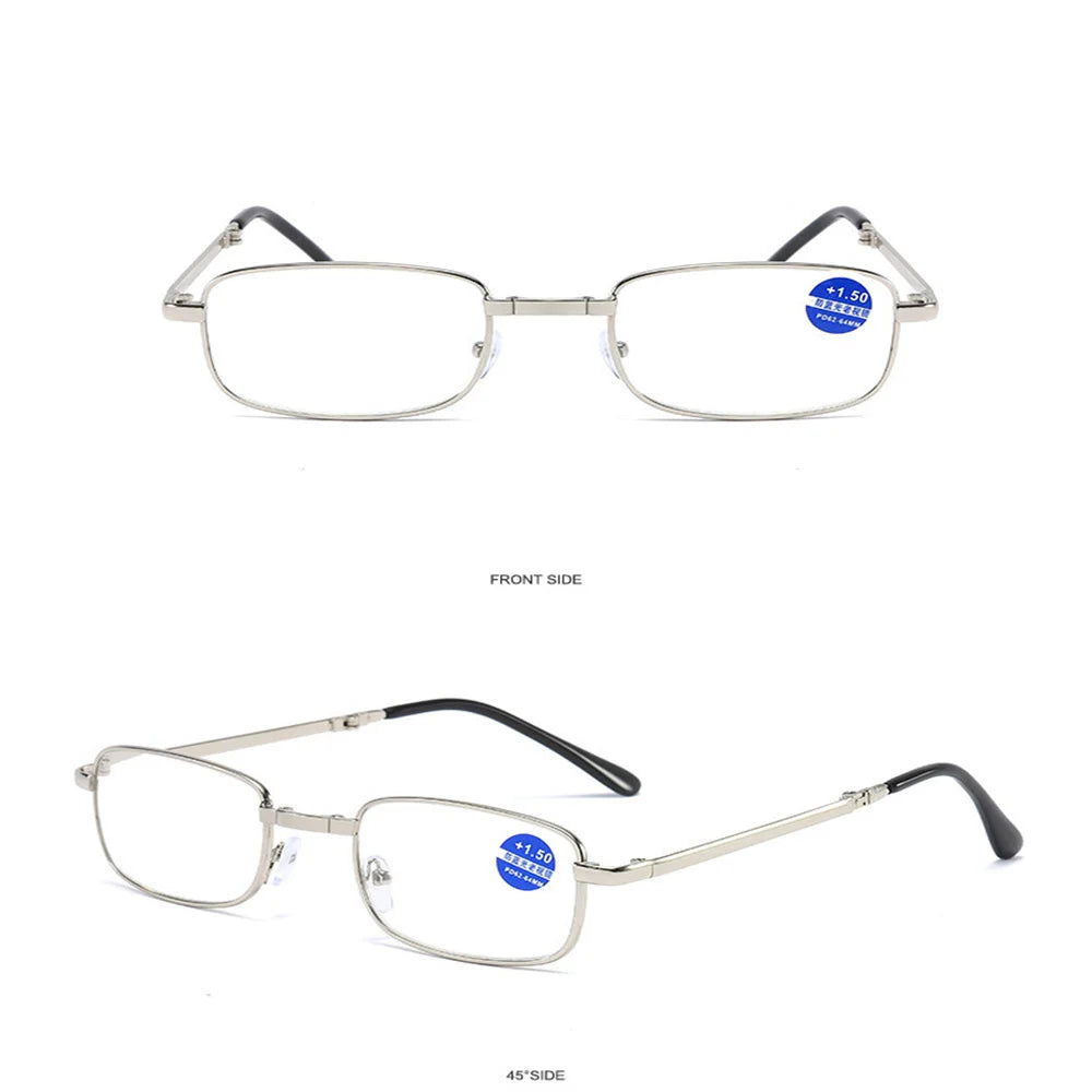 Ochelari Pliabili Anti-Lumină Albastră pentru Citit - Design Retro Unisex