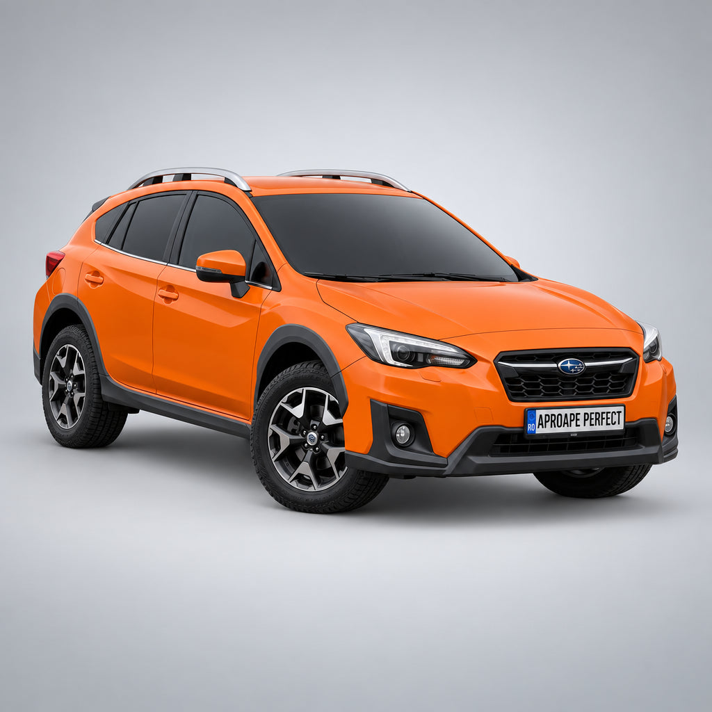 Subaru XV II GT G24 portocaliu pe fundal gri
