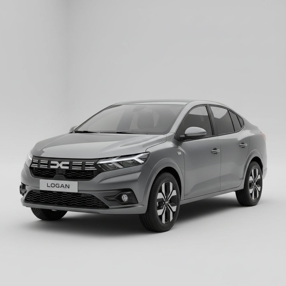 Tray Type Mats Compatible with Dacia Logan XX, Black