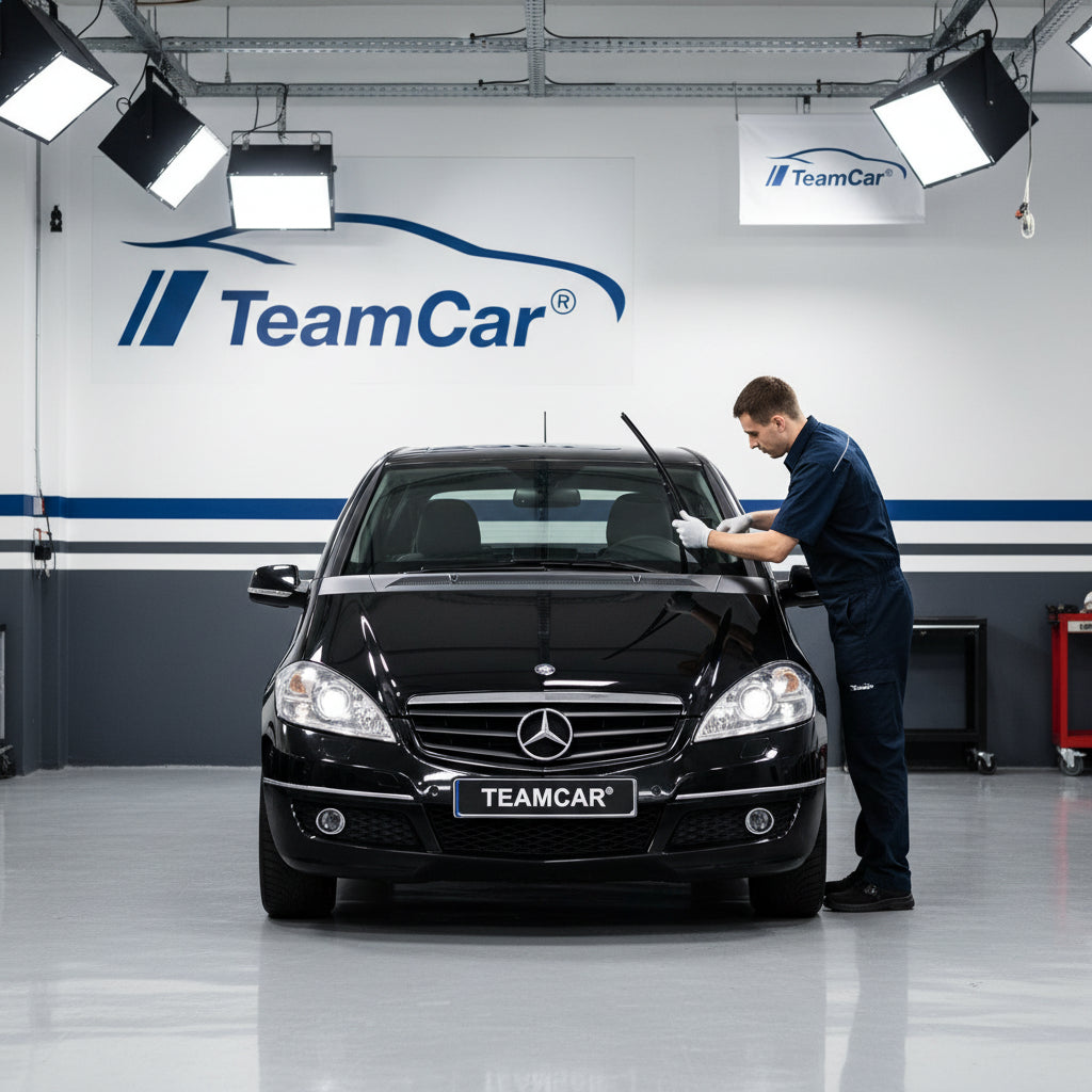 Black Mercedes-Benz car