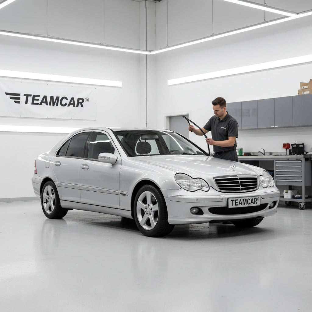 SCHIMBARE ȘTERGĂTOARE MERCEDES BENZ CLASA C W203 SEDAN 2003-2007