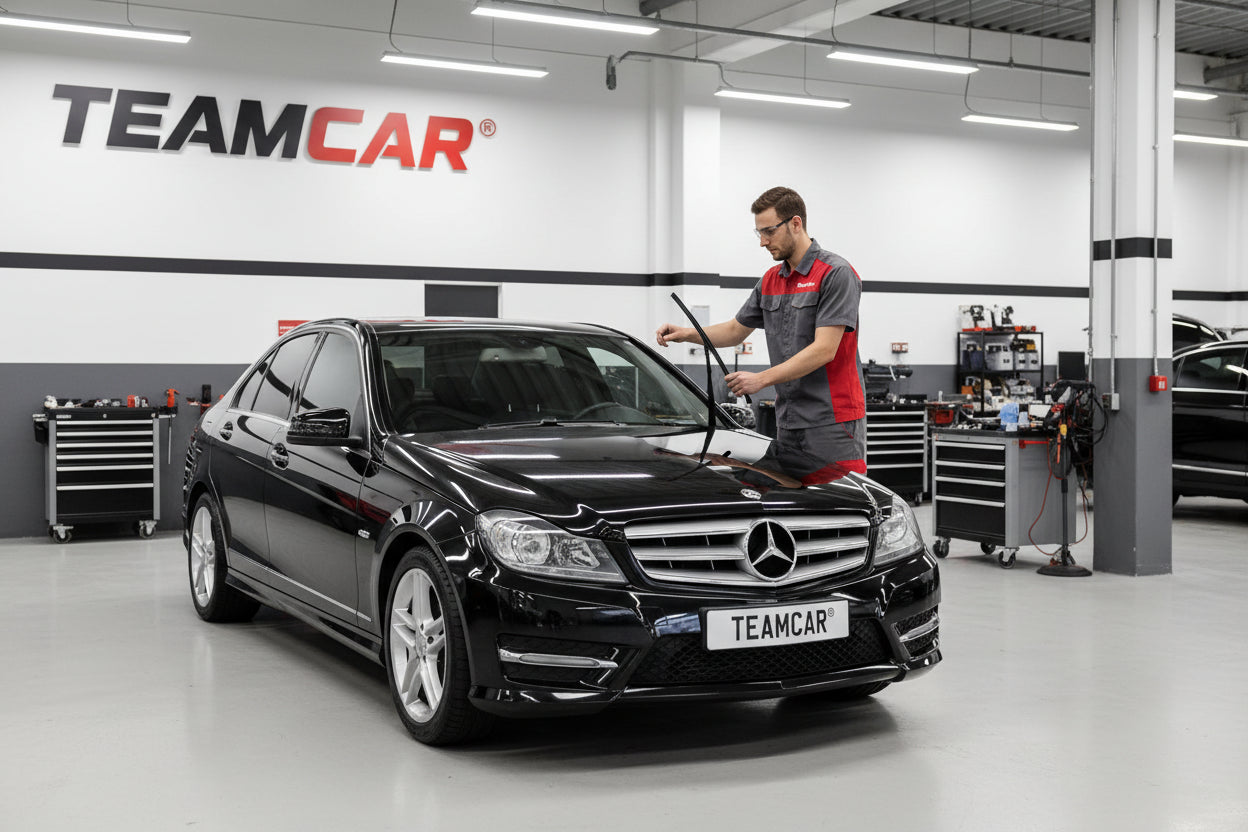 SCHIMBARE ȘTERGĂTOARE MERCEDES BENZ CLASA C W204 2013-2014