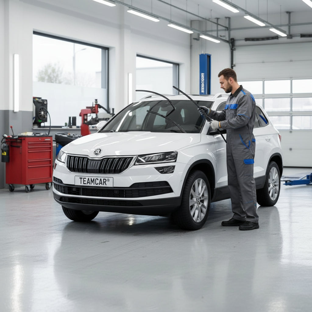 Ablaktörlő csere Skoda Karoq NU7-en