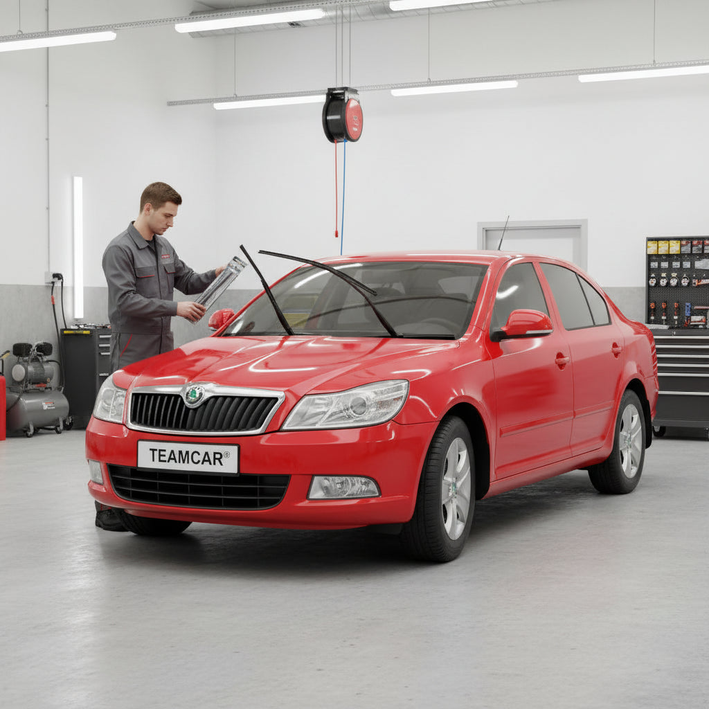 Remplacement des essuie-glaces sur Skoda Octavia II (1Z3)