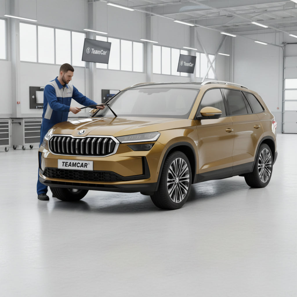 Cum se schimbă ștergătoarele la Skoda Kodiaq II PS7 2024