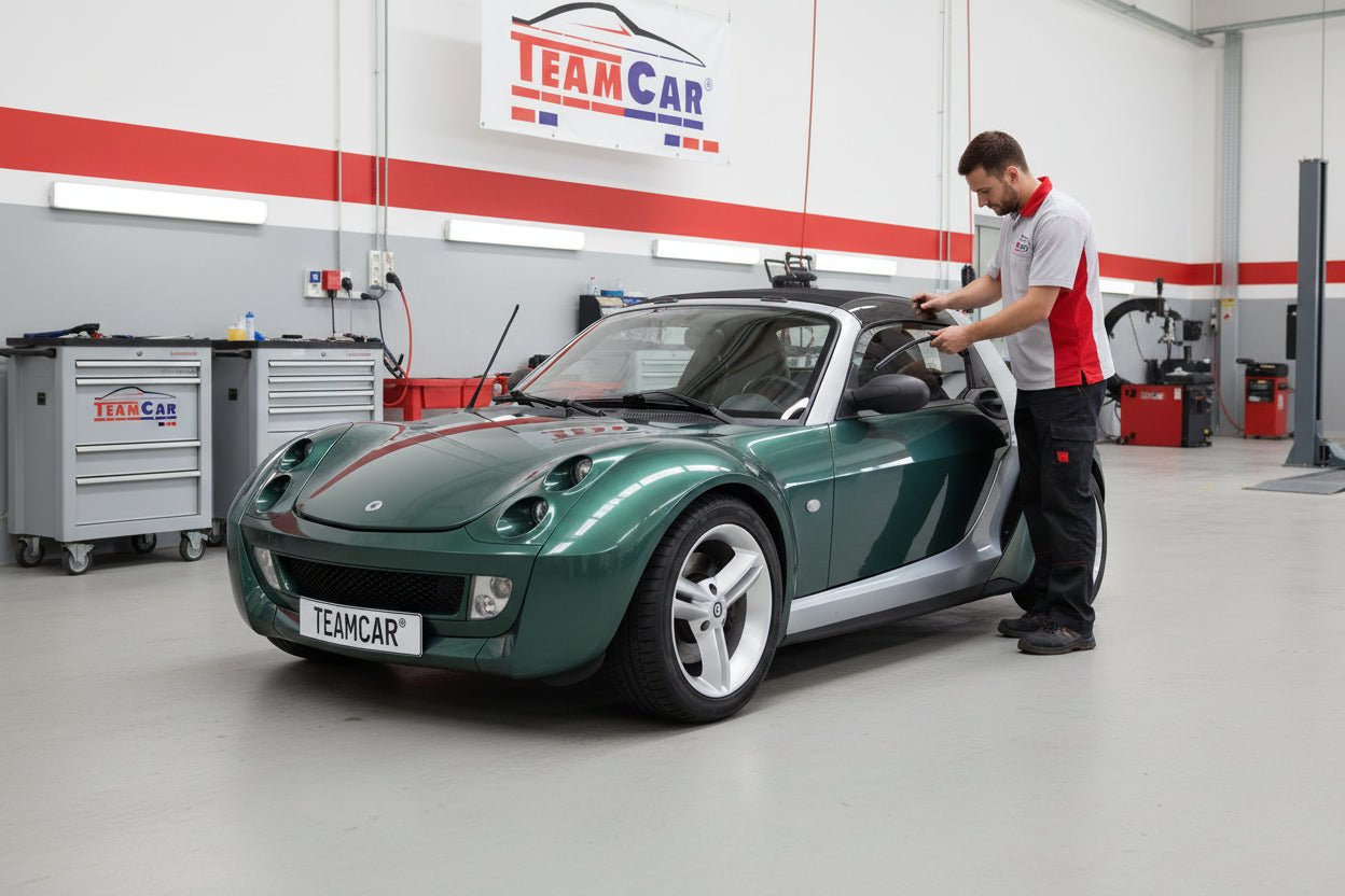 Ștergătoare pentru Smart Roadster (cod intern W452), un autoturism sport decapotabil cu două uși și două locuri, produs de Smart GmbH între anii 2003 și 2005