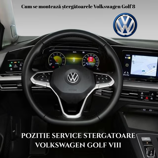 Cum se montează ștergătoarele Volkswagen Golf 8