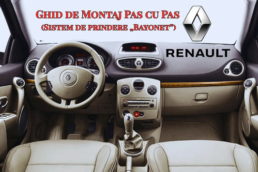 Ghid montaj si schimbare lamele stergatoare parbriz Renault Clio III