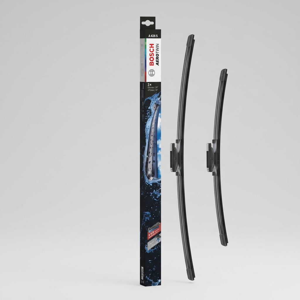 Ilustrație Bosch Original 1:1 replacement cu profilul lamelei plate
