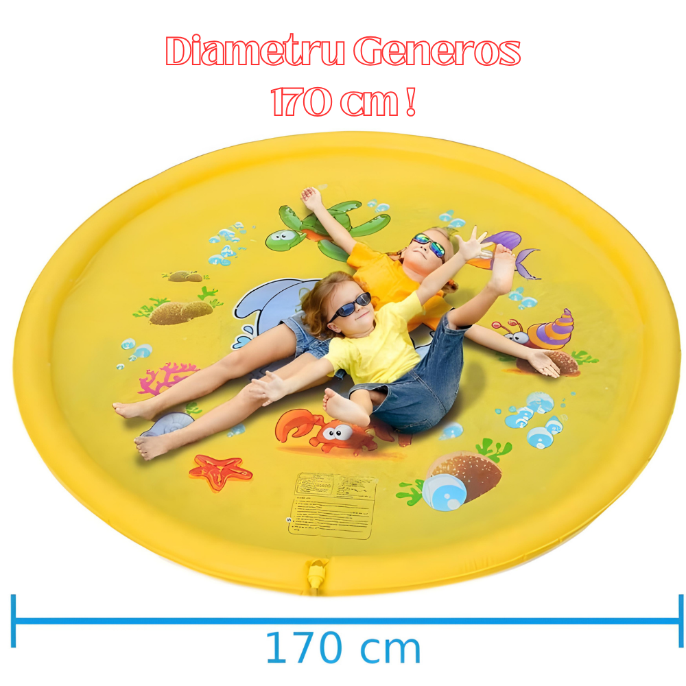 Piscina gonflabila cu stropitoare , diametru 170 cm