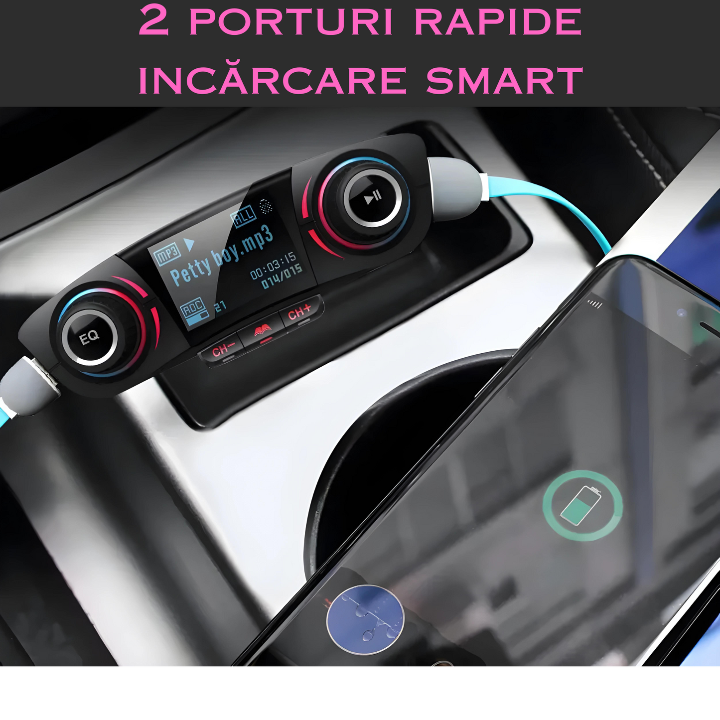 Adaptor Auto Bluetooth 5.0: Transformă-ți Mașina într-un Hub de Conectivitate!