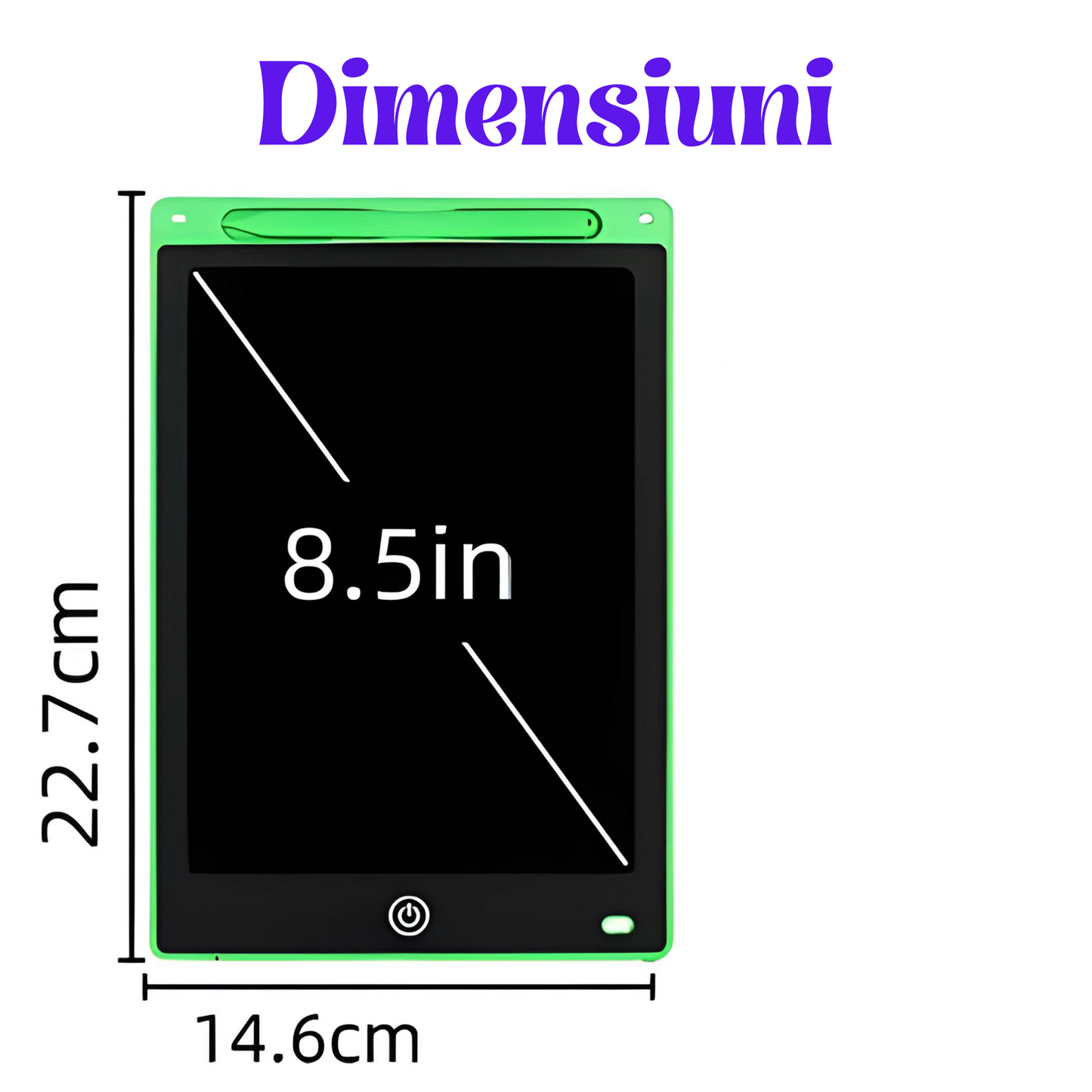 Tableta de Scriere LCD 6.5/12 inch, Tablă de Desen pentru Copii, Jucărie de Scris Graffiti, Tablă de Scris Magica