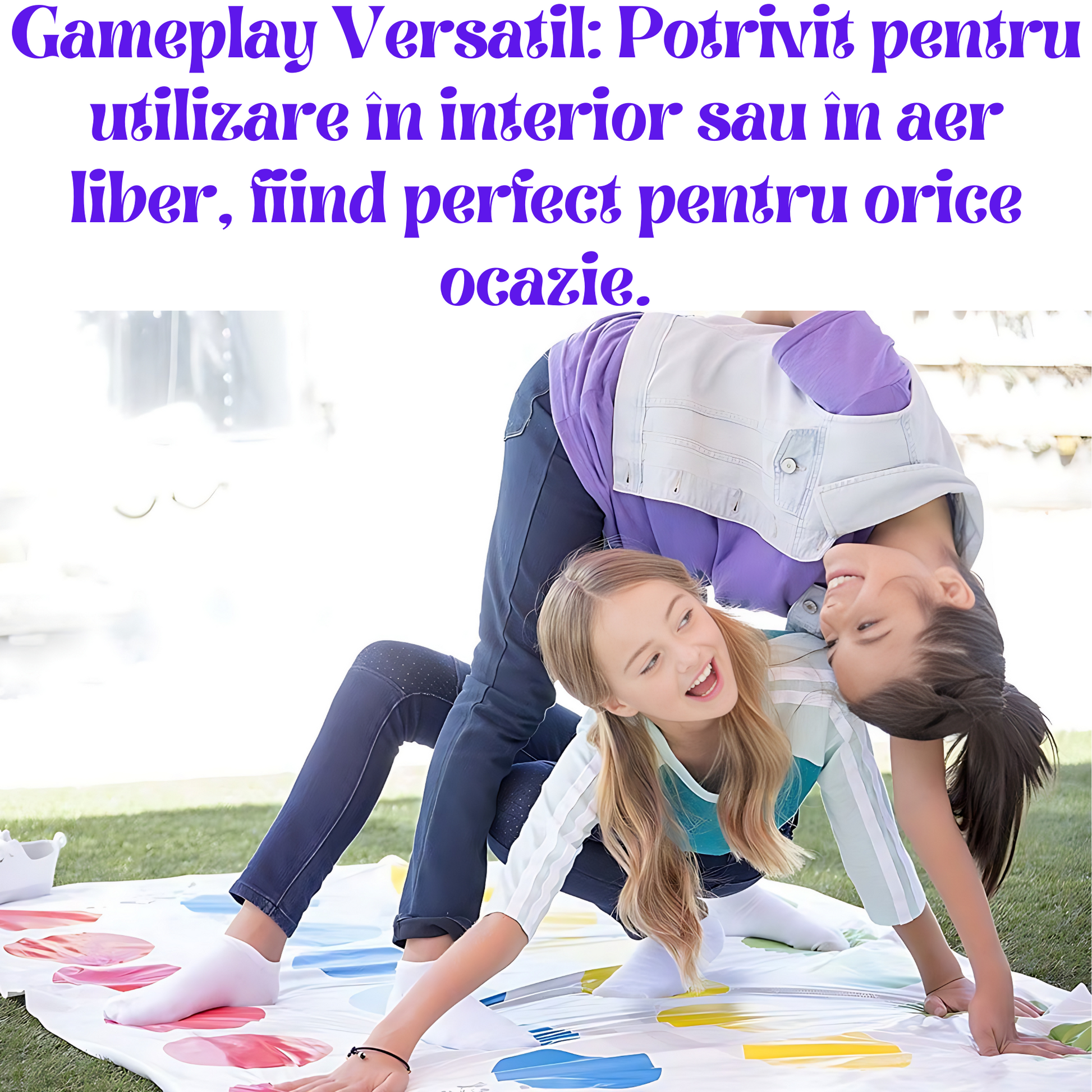 Gameplay Versatil-Potrivit pentru utilizare in interior sau in aer liber ,perfect pentru orice ocazie.