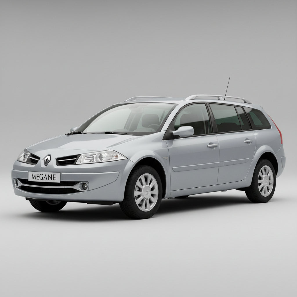 Renault Megane car on a gray background