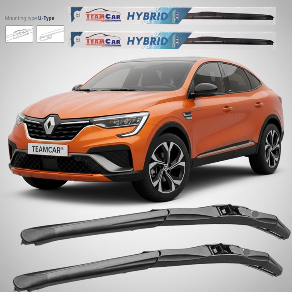 set complet de ștergătoare hibrid pentru Renault Arkana (2021–2024)