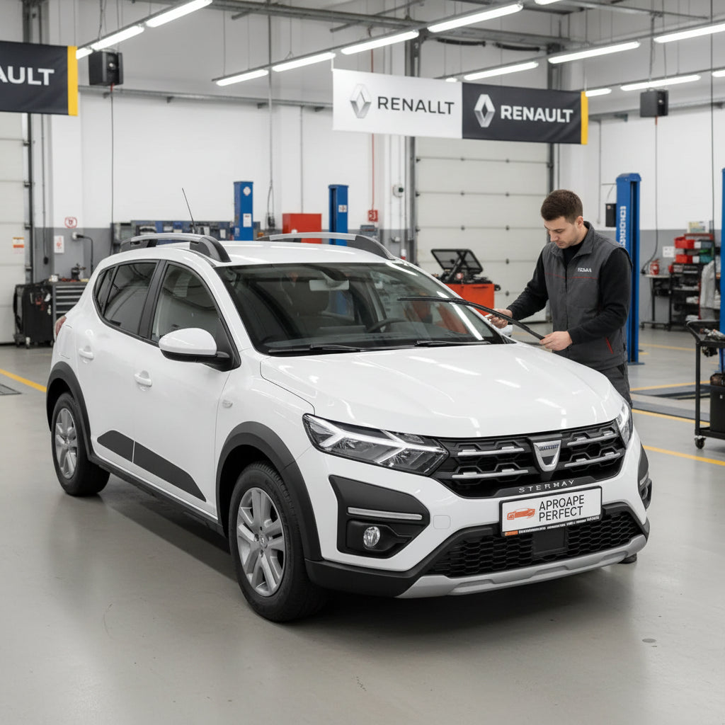 Schimbare ștergătoare la Dacia Sandero 3 cu ștergătoare OE 290660961R