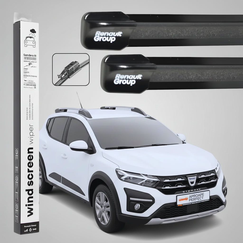 Set Lamele Ștergătoare Parbriz Originale OE Dacia Sandero III / Stepway III 600/400mm