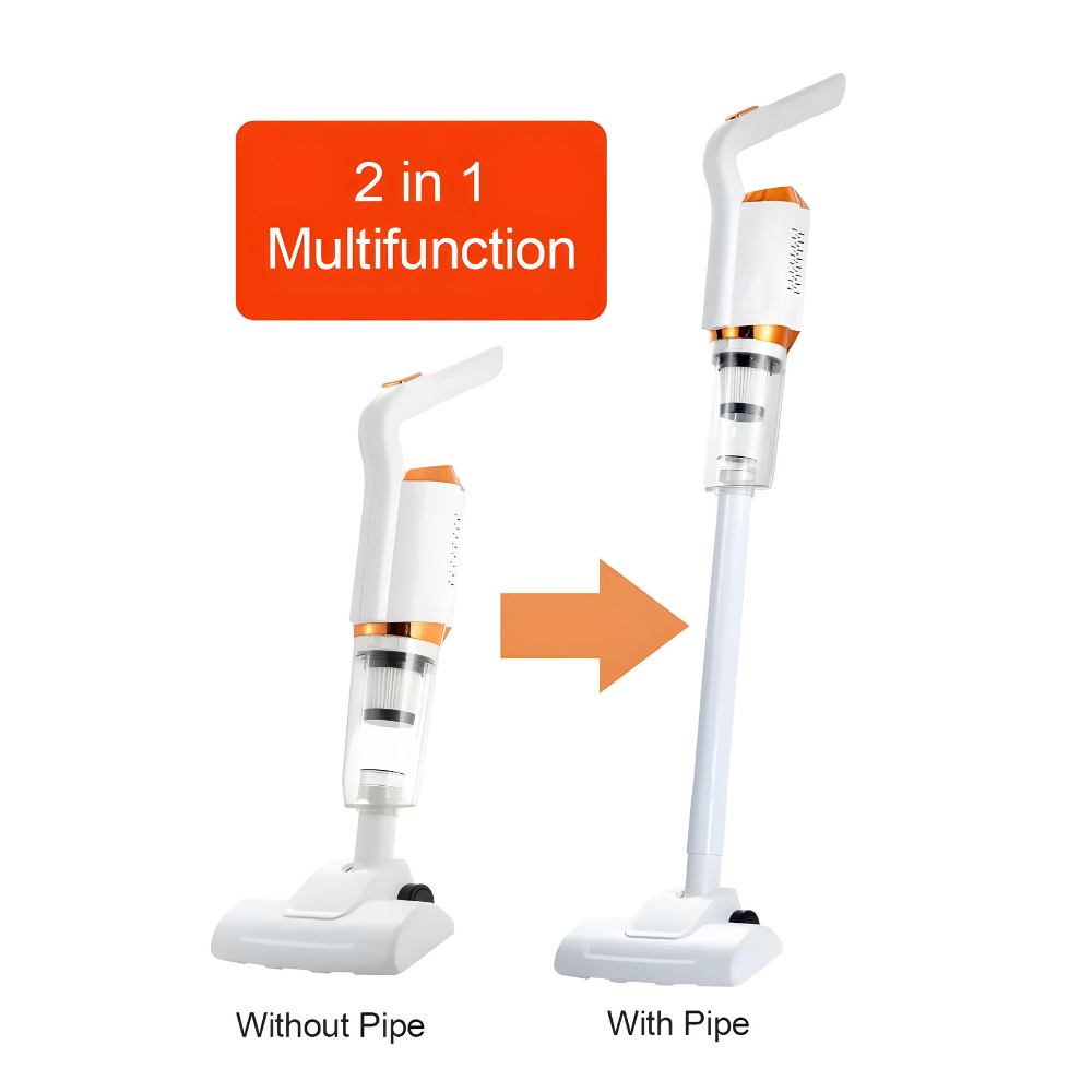 Aspirator de Mână 120W- Portabil Wireless pentru Mașină și Casă, 2 în 1