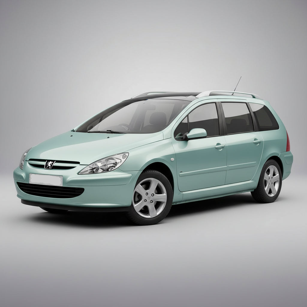 Car Mats Tray Compatible Peugeot 307 SW (2002-2005) Black