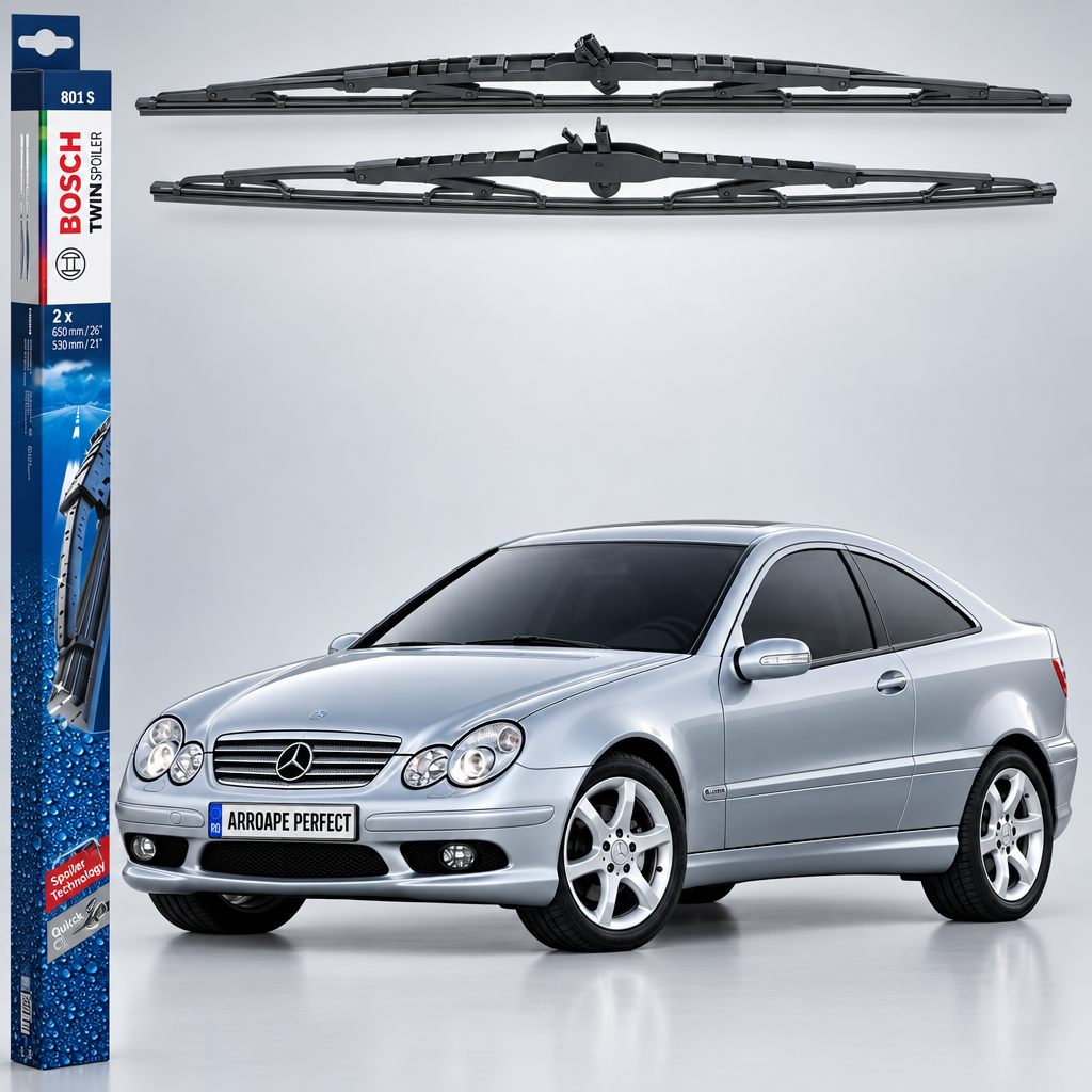 Ștergătoare Mercedes-Benz C-Class Coupe CL203 2001–2003