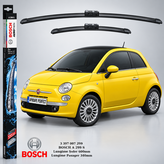 Ștergătoare Fiat 500 (312_) 07.2007–08.2024