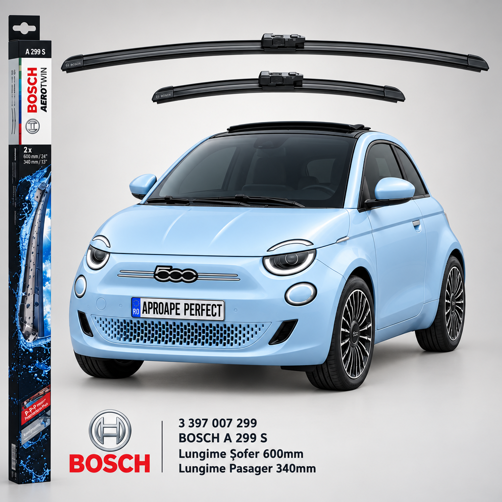 Ștergătoare Fiat 500e Convertible (332_) 02.2020–prezent