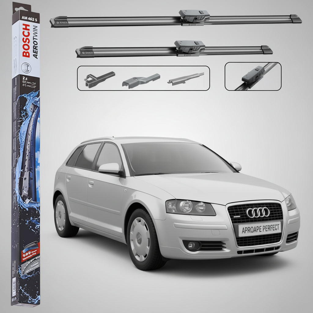 Set Ștergătoare Parbriz pentru Audi A3 Sportback (8PA) 2004-2013 | Bosch Aerotwin AM 462 S
