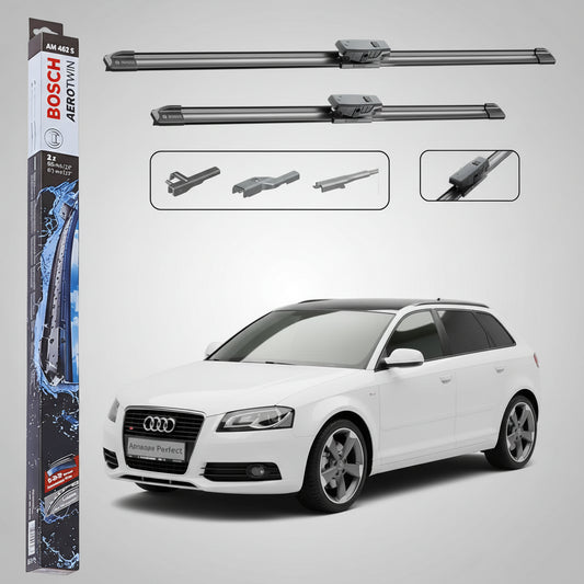 Set Ștergătoare Parbriz pentru Audi S3 Sportback (8PA) 2008-2013 | Bosch Aerotwin AM 462 S