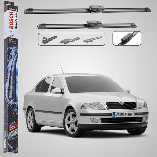 Set Ștergătoare Parbriz pentru Skoda Octavia II (1Z3) Hatchback 2004-2013 | Bosch Aerotwin AM 462 S