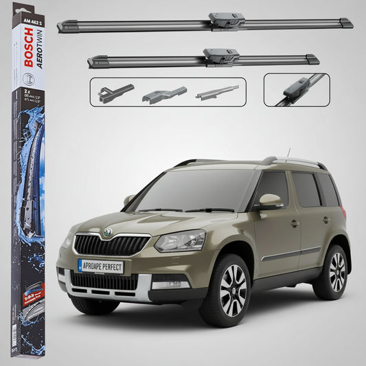 Set Ștergătoare Parbriz pentru Skoda Yeti (5L) 2009-2017 | Bosch Aerotwin AM 462 S