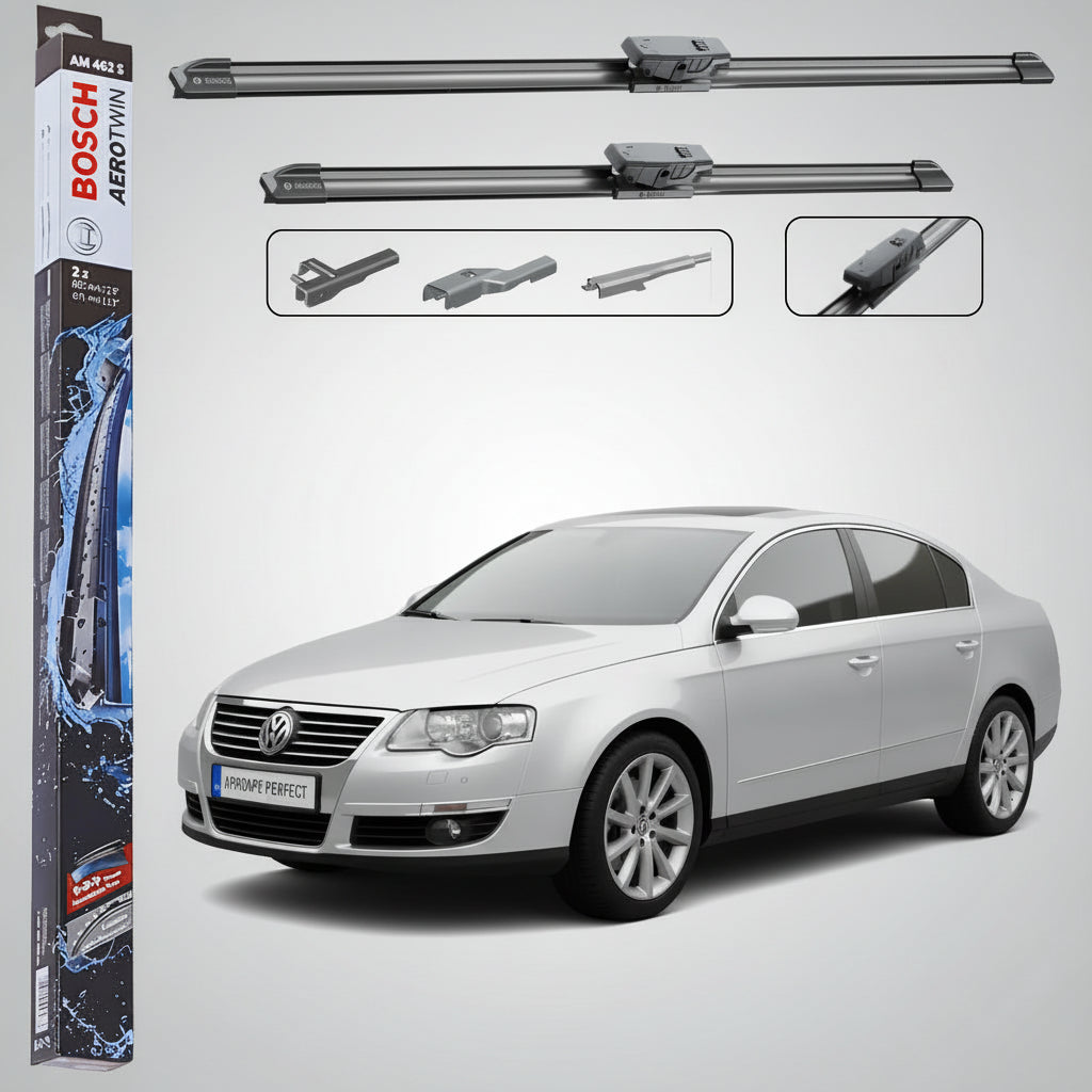 Set Ștergătoare Parbriz pentru VW Passat B6 (3C2) Sedan 2005-2010 | Bosch Aerotwin AM 462 S