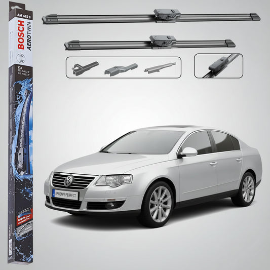 Set Ștergătoare Parbriz pentru VW Passat B6 (3C2) Sedan 2005-2010 | Bosch Aerotwin AM 462 S