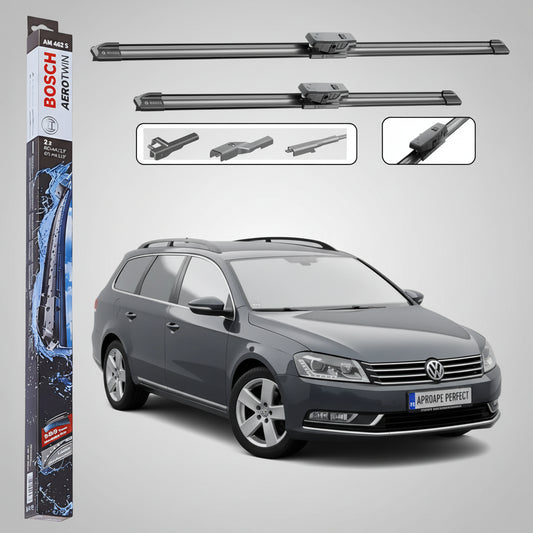 Set Ștergătoare Parbriz pentru VW Passat B7 Variant (365) Break 2010-2014 | Bosch Aerotwin AM 462 S