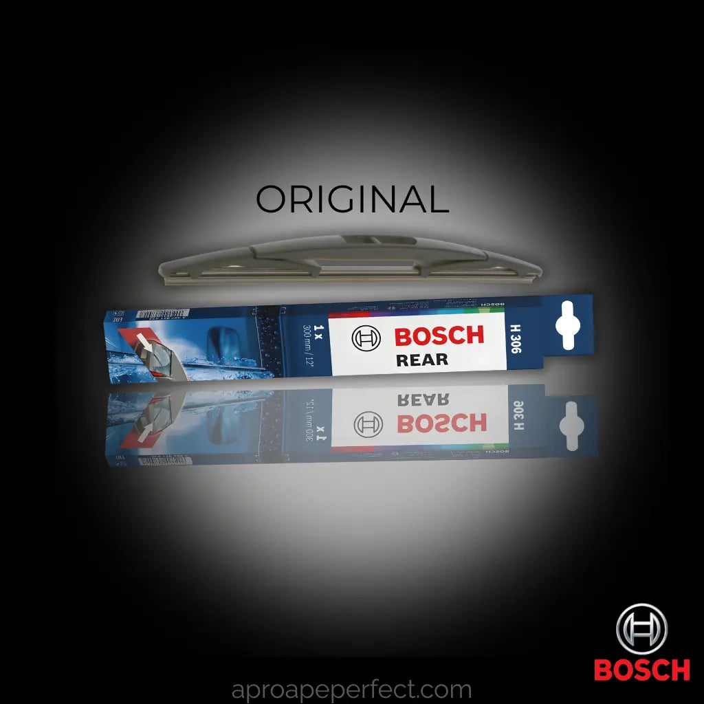 Covorase auto tip tavita dedicate pentru Ștergător Lunetă BMW Seria 2 Active Tourer F45 2014+ | Bosch Rear H306 - cauciuc antiderapant, usor de curatat