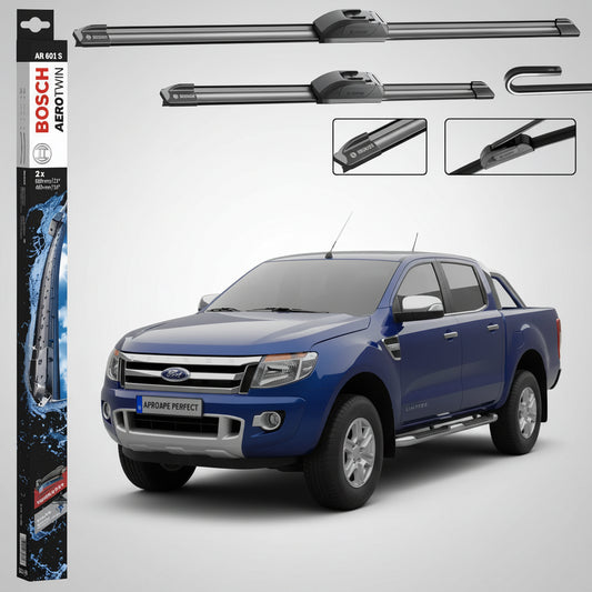 Set Ștergătoare Parbriz pentru Ford Ranger (TKE) 2011-Prezent | Bosch AR601S