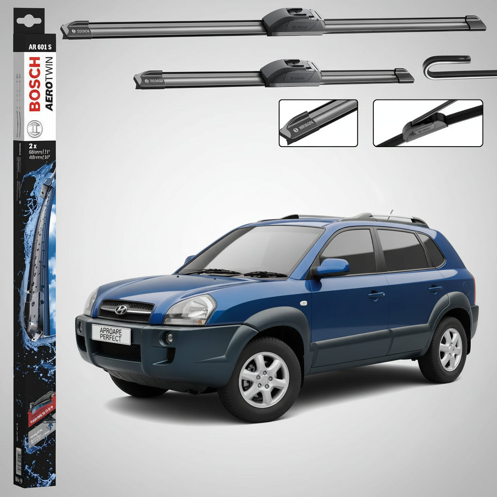 Set Ștergătoare Parbriz pentru Hyundai Tucson (JM) / SUV Van 2004-2010 | Bosch AR601S
