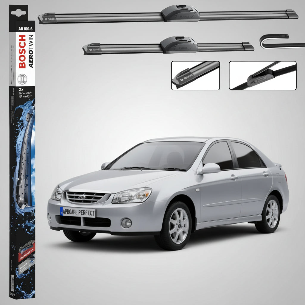 Set Ștergătoare Parbriz pentru Kia Cerato I Hatchback / Saloon (LD) 2004-2009 | Bosch AR601S