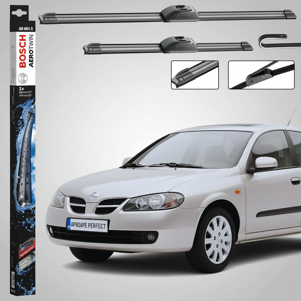 Set Ștergătoare Parbriz pentru Nissan Almera II (N16) 2000-2006 | Bosch AR601S