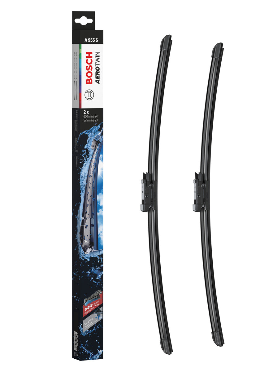 Set Bosch Aerotwin A955S cu ambalaj, lamele 600 + 575 mm