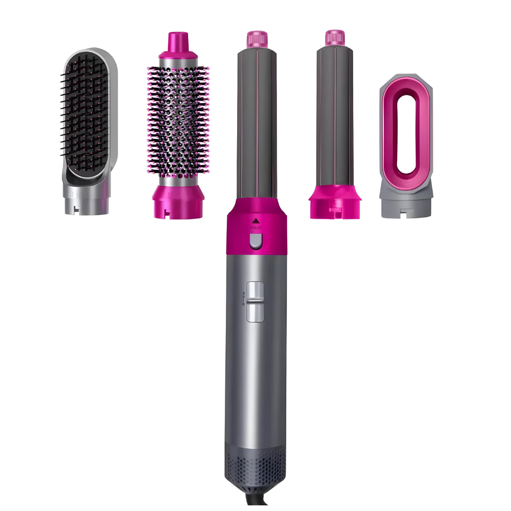 Hot Air Brush - Set Profesional 5 în 1 pentru Coafură