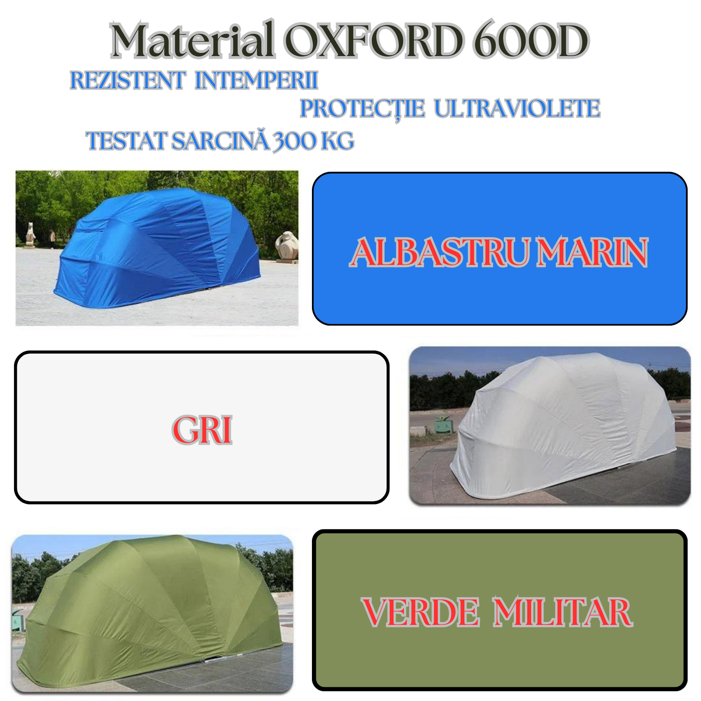 cort auto din material Oxford 600D,Material premium  disponibil in 3 culori,1-albastru marin,2-gri,3-verde militar