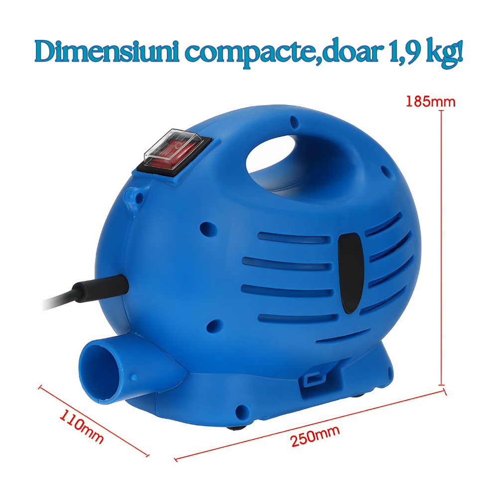 Motorul puternic și portabil de 650W al Paint Zoom.