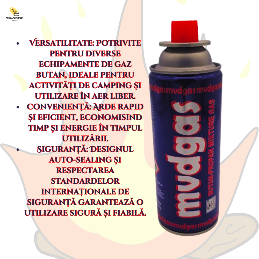 Aragaz de Exterior Portabil și Pliabil pentru Camping cu Gaz + Spray de Gaz